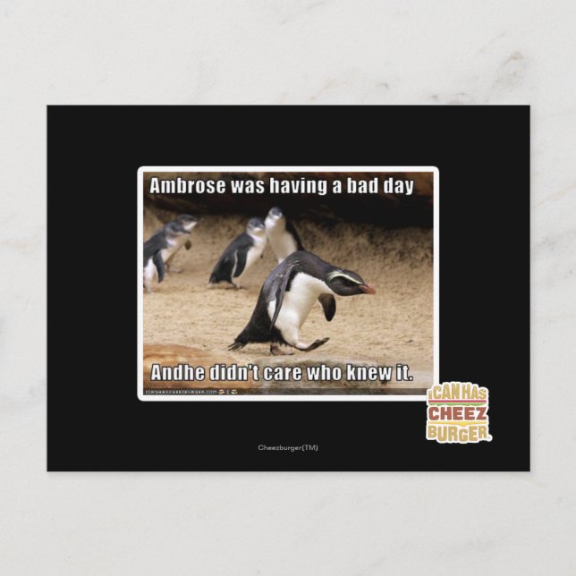 Postal Ambrose estaba teniendo un mal día (Anverso)
