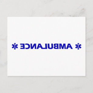 Postal Ambulancia (hacia atrás)