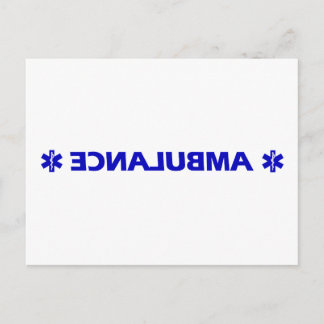 Postal Ambulancia (hacia atrás)