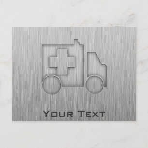 Postal - Ambulancia; Metalizado