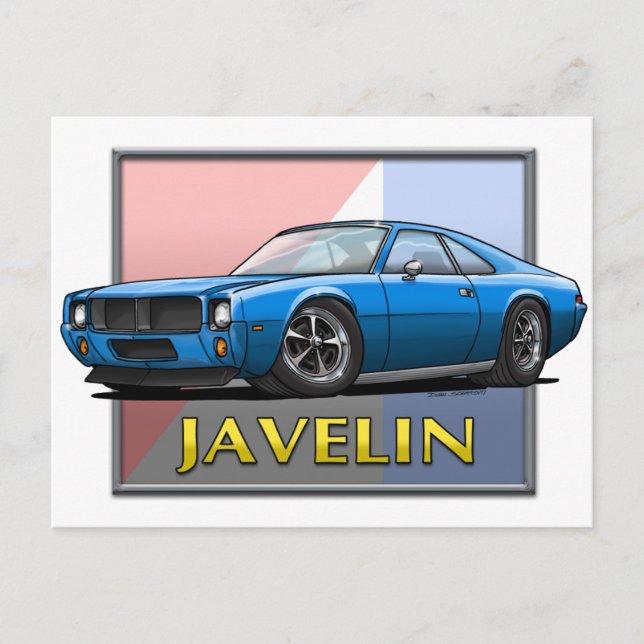 Postal AMC_Javelin_Blue (Anverso)
