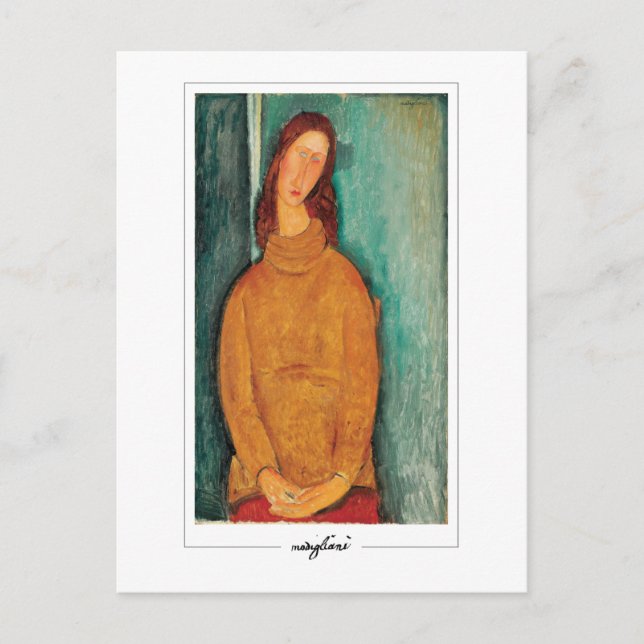 Postal Amedeo Modigliani #11 - Arte fino (Anverso)