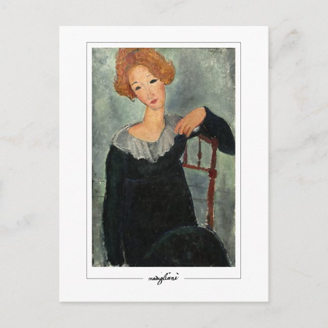 Postal Amedeo Modigliani #12 - Arte fino (Anverso)