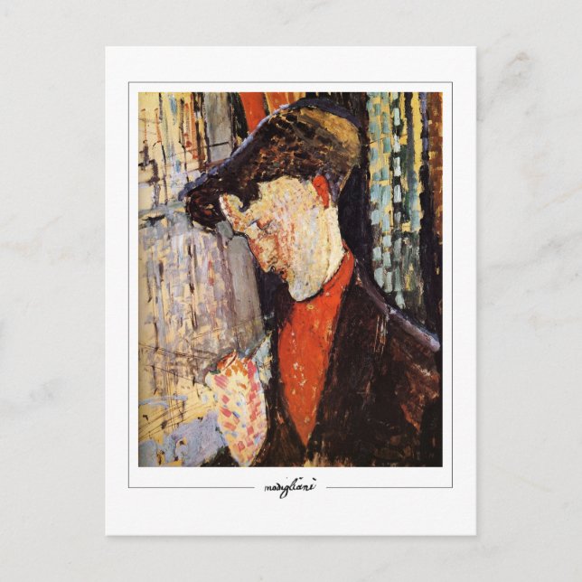Postal Amedeo Modigliani #146 - Arte refinada (Anverso)