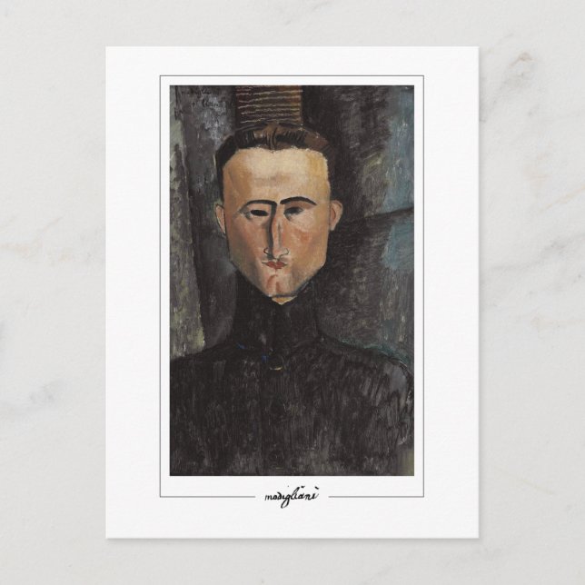 Postal Amedeo Modigliani #167 - Bella Artes (Anverso)