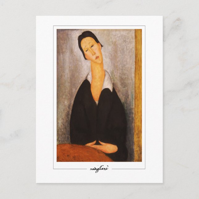 Postal Amedeo Modigliani #200 - Arte Selecta (Anverso)