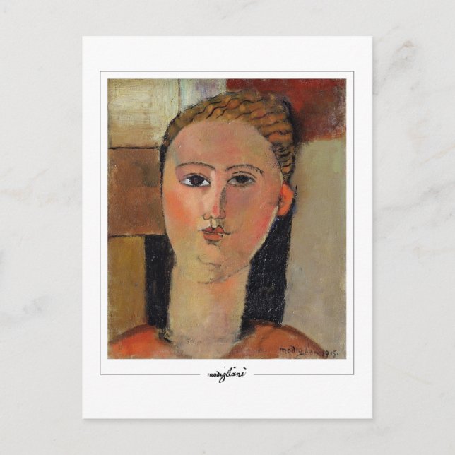 Postal Amedeo Modigliani #269 - Bella Artes (Anverso)