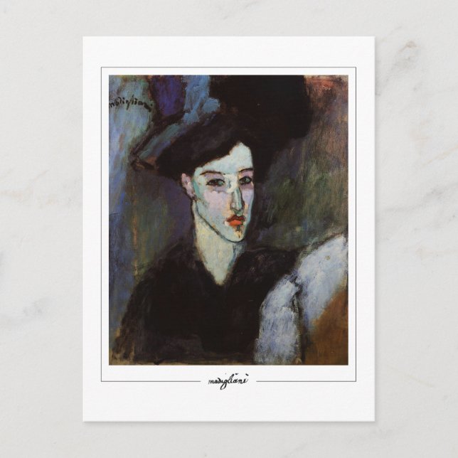 Postal Amedeo Modigliani #304 - Arte fino (Anverso)