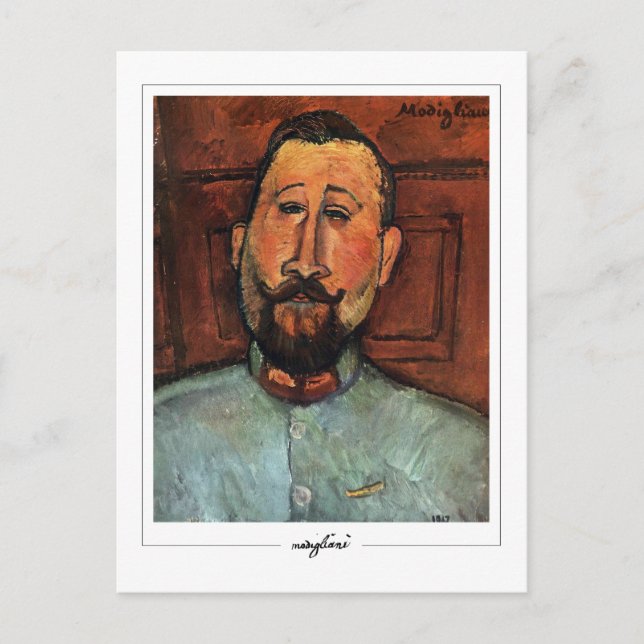 Postal Amedeo Modigliani #317 - Arte fino (Anverso)