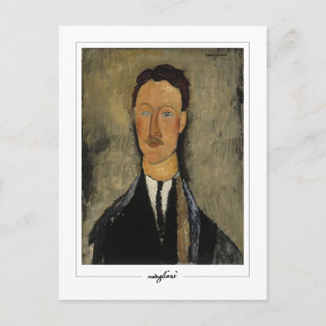 Postal Amedeo Modigliani #351 - Arte Fino (Anverso)
