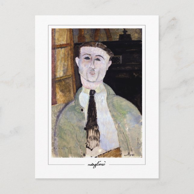 Postal Amedeo Modigliani #352 - Arte fino (Anverso)
