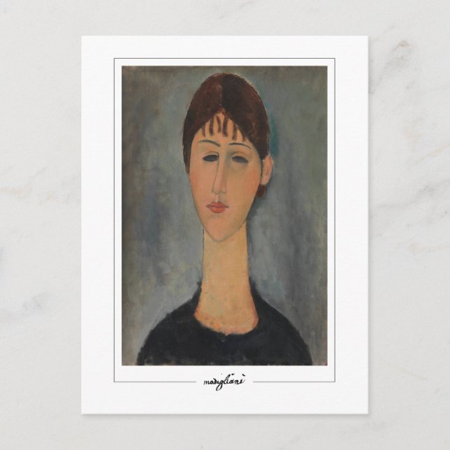Postal Amedeo Modigliani #353 - Arte fino (Anverso)