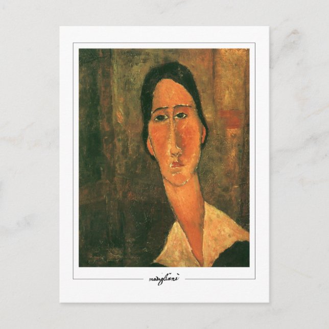 Postal Amedeo Modigliani #38 - Bella Artes (Anverso)