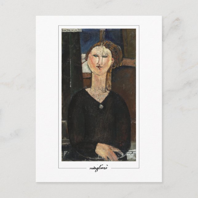 Postal Amedeo Modigliani #7 - Arte Selecto (Anverso)