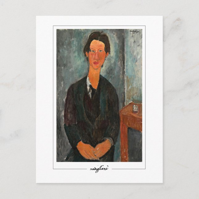 Postal Amedeo Modigliani #9 - Bella Artes (Anverso)