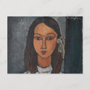 Postal Amedeo Modigliani - Alice