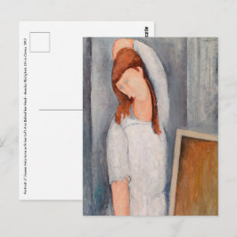 Postal Amedeo Modigliani - Retrato Jeanne Hebuterne #1