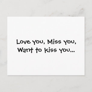 Postal Ámele, Srta. usted, quiera besarle…