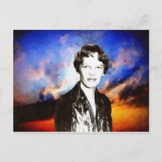 Postal Amelia Earhart