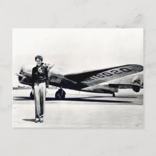 Postal Amelia Earhart