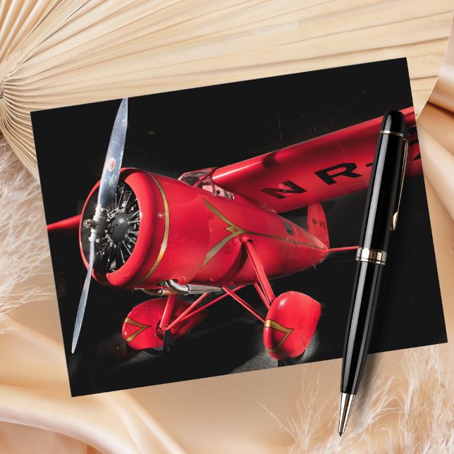 Postal Amelia Earhart Lockheed Vega 5B Photo Aviation (Subido por el creador)