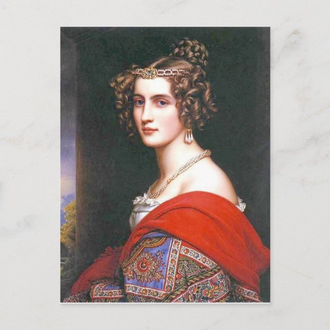 Postal Amelie von Schintling (Anverso)