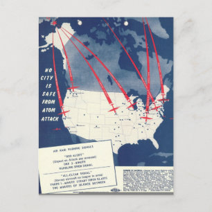 Postal Amenaza nuclear rusa