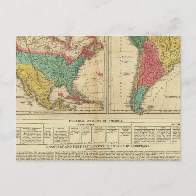 Postal América 3 (Anverso)