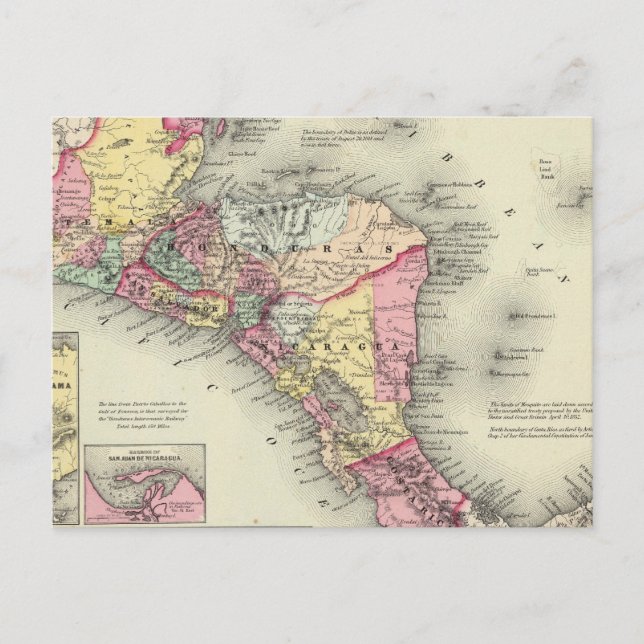 Postal América Central 3 (Anverso)