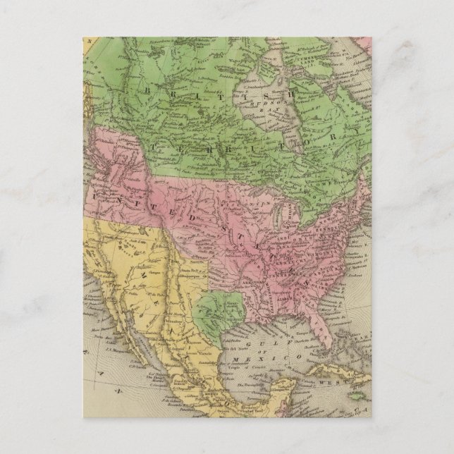 Postal América del Norte 23 (Anverso)