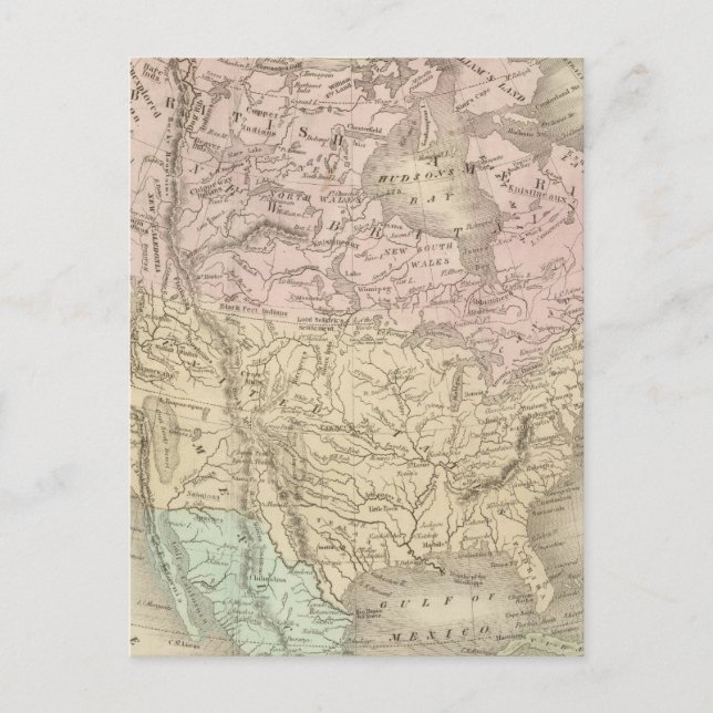 Postal América del Norte 25 (Anverso)