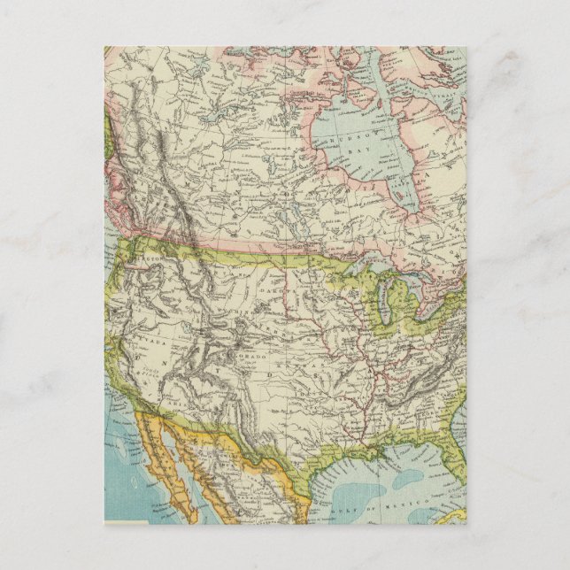 Postal América del Norte 34 (Anverso)