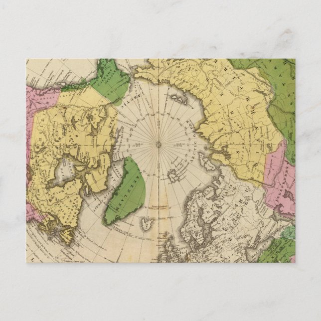 Postal América del Norte, Asia (Anverso)