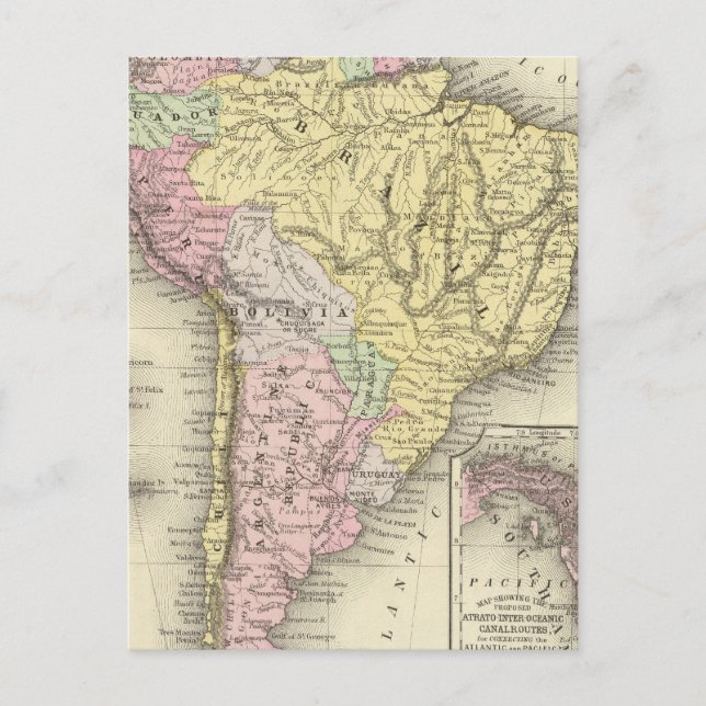 Postal América del Sur 18 (Anverso)
