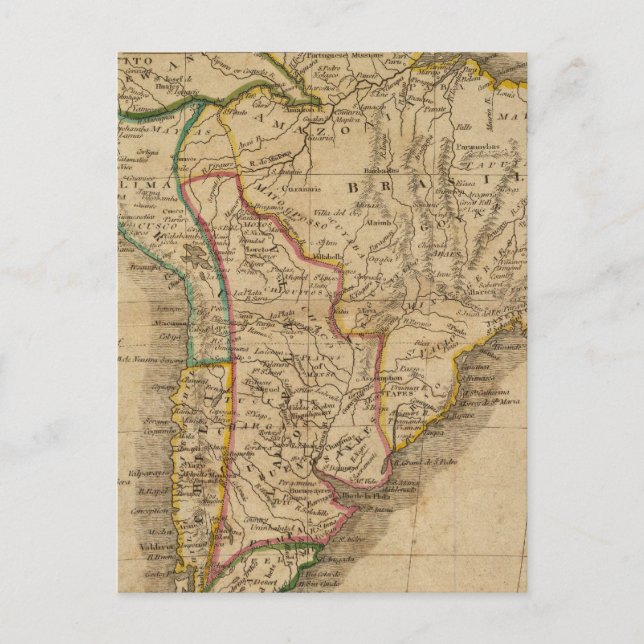 Postal América del Sur 7 (Anverso)