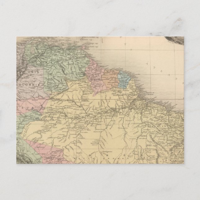 Postal América del Sur y del Norte (Anverso)