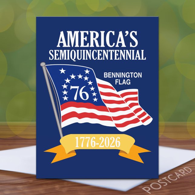 Postal América Semiquincentenario 1776-2026 Estados Unido (America Postcard - 250 Celebration)