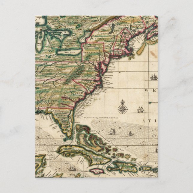 Postal América Septentrionalis (Anverso)