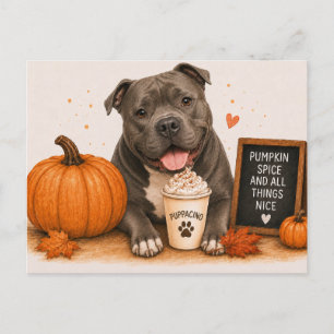 Postal American Bully XL Calabaza Especiada de Otoño Cáli