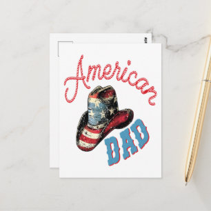 Postal American Dad Vaquero 