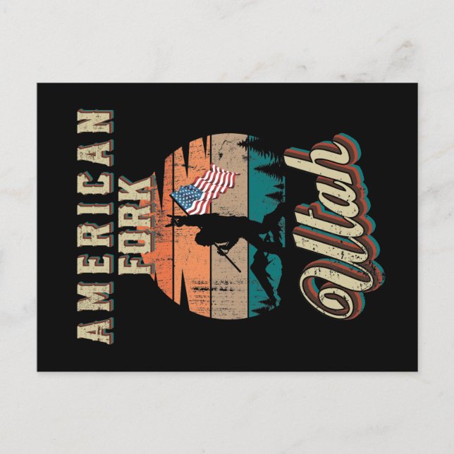 Postal American Fork Utah (Anverso)