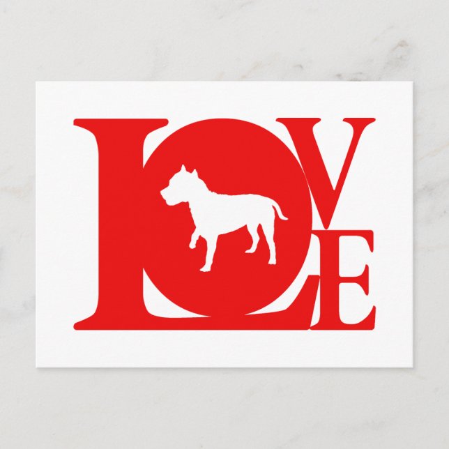 Postal American Staffordshire Terrier (Anverso)