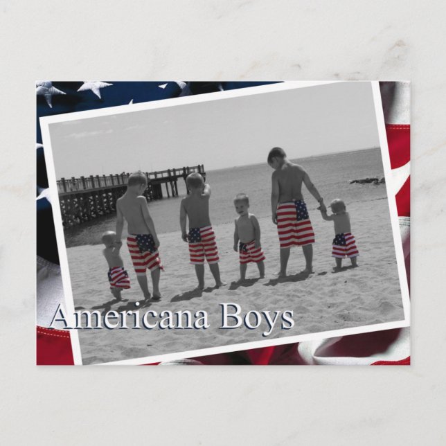 Postal Americana Boys 2 (Anverso)