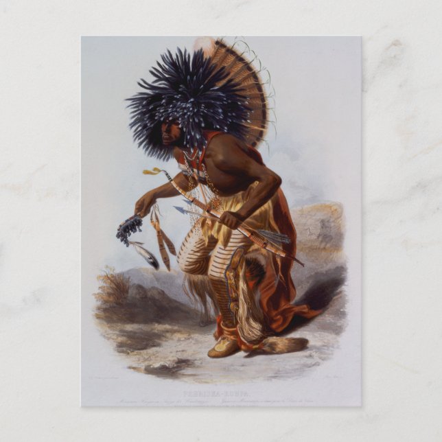 Postal Americano nativo (Anverso)