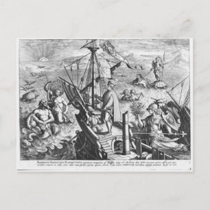 Postal Amerigo Vespucci