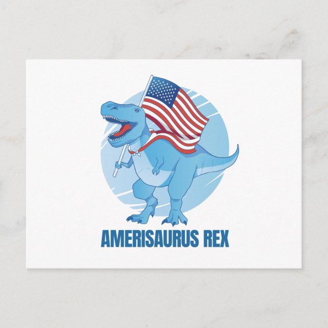 Postal Amerisaurus Rex (Anverso)