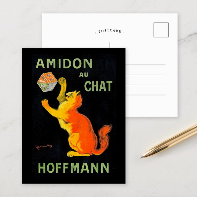 Postal Amidon Au Chat | Leonetto Cappiello (Subido por el creador)