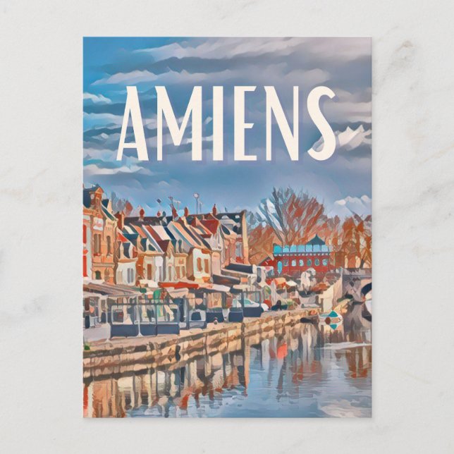 Postal Amiens Photo Vintage  (Anverso)