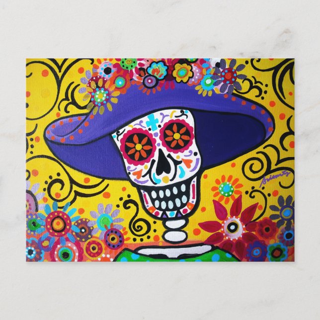 POSTAL AMIGA CATRINA (Anverso)