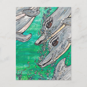 Postal Amigable Dolphin Pod